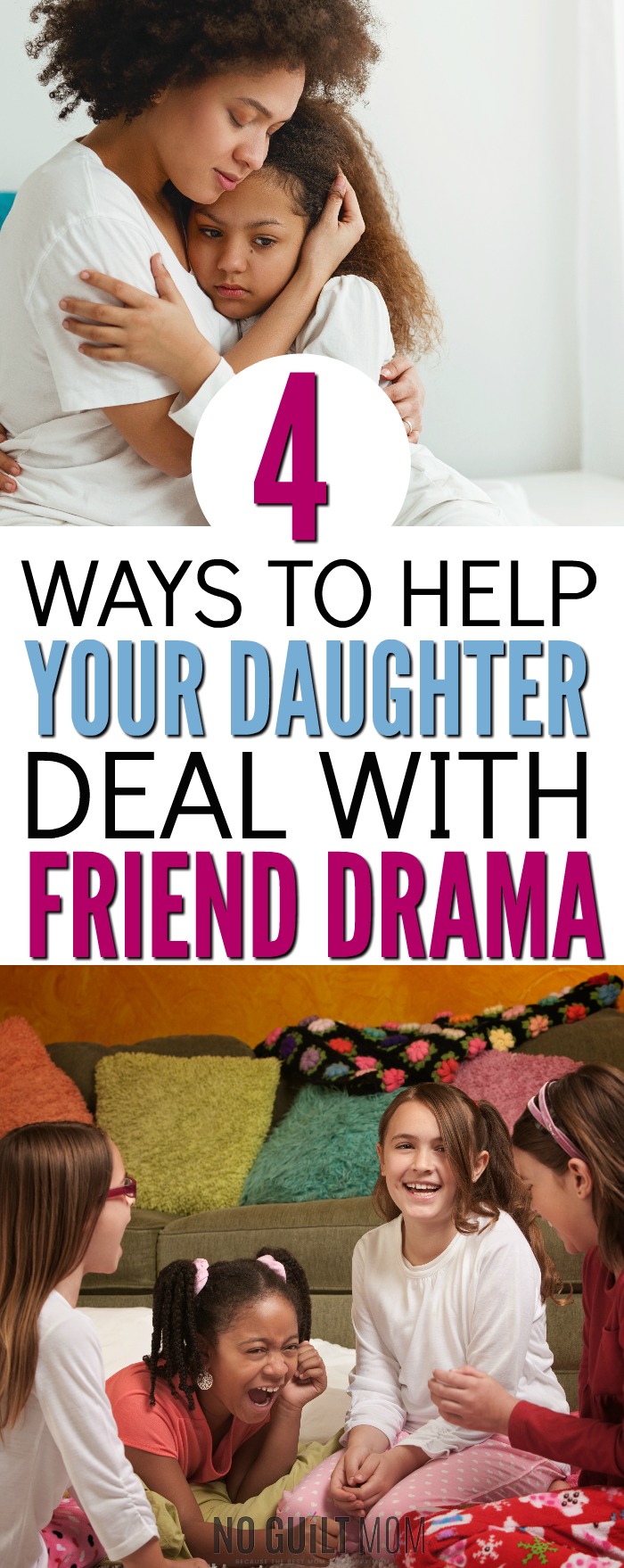 Girl drama! Ack, I’m tearing my hair out with this girl drama. All these arguments with good friends seem silly, but this showed me how they’re an opportunity. Here’s excellent parenting advice on how to encourage your daughter how to have positive relationships, choose good friends and be a good friend.