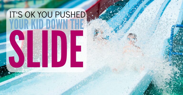 It’s OK you pushed your child down the waterslide: Encouraging a growth mindset in your kids