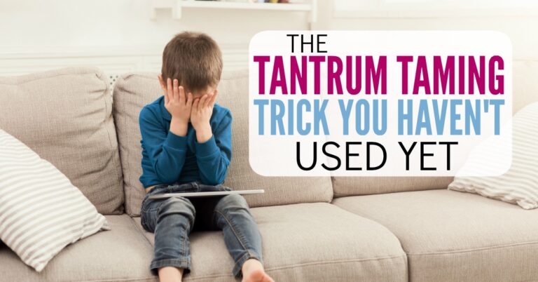 Dealing with Temper Tantrums: The trick you haven’t used yet