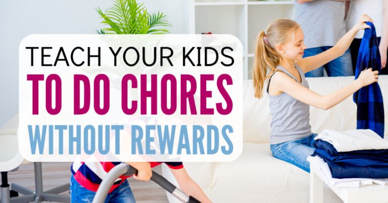 You Can Stop Rewarding Kids for Chores