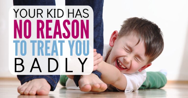 Your kids are NEVER justified for treating you badly