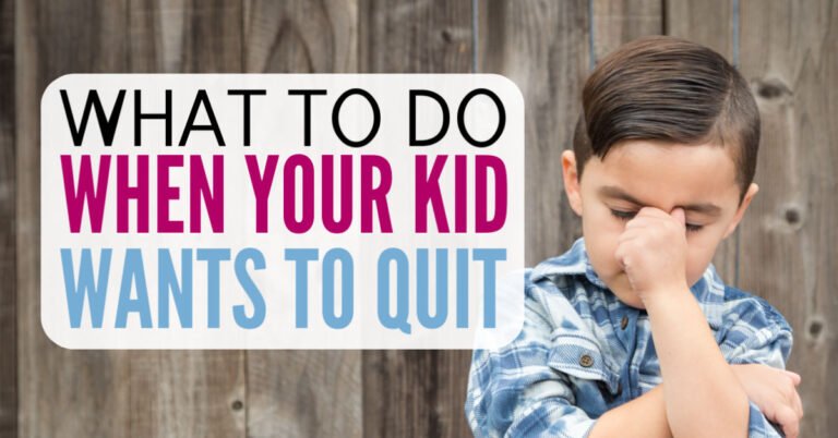What to do when your kid gives up too easily