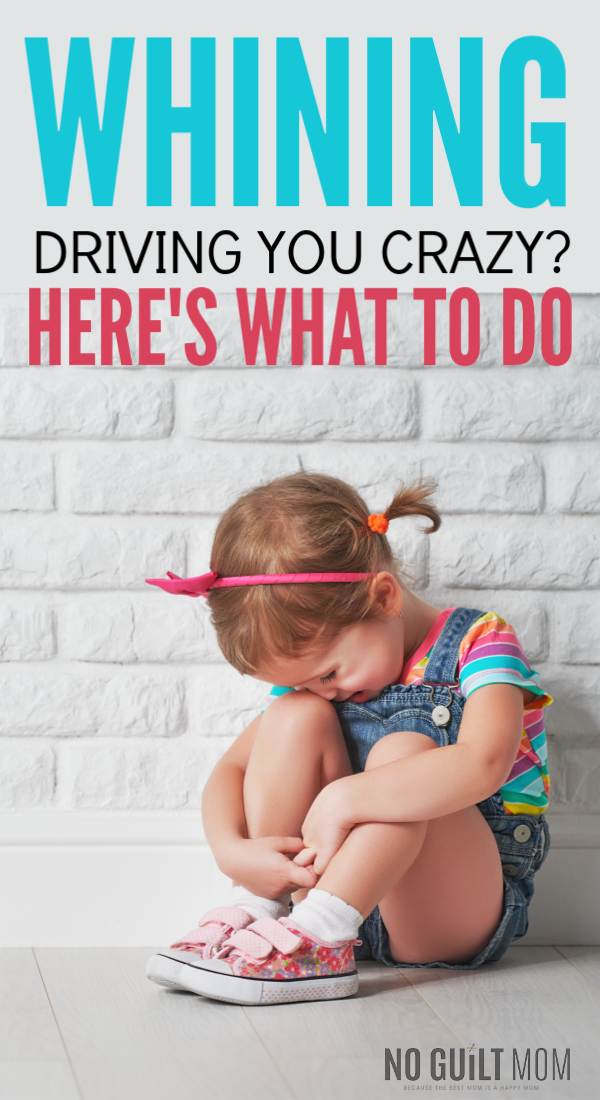 OMG! I cannot stand it when my kids whine! These 3 tips help me get my emotions under control so that I can teach my children how to best control theirs. Excellent parenting advice for moms and dad of preschoolers, toddlers and even elementary-age kids.