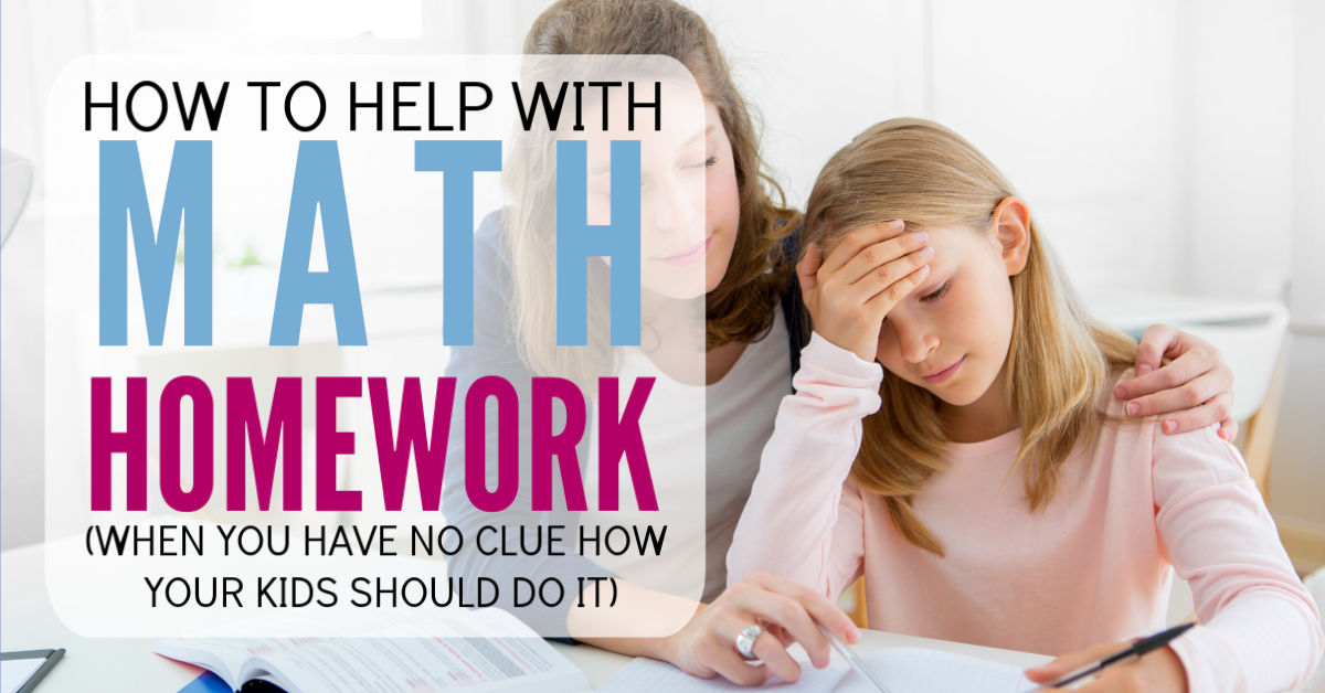 math homework help for parents