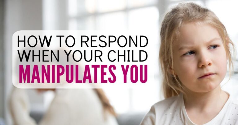 How to Respond When Your Child Manipulates You