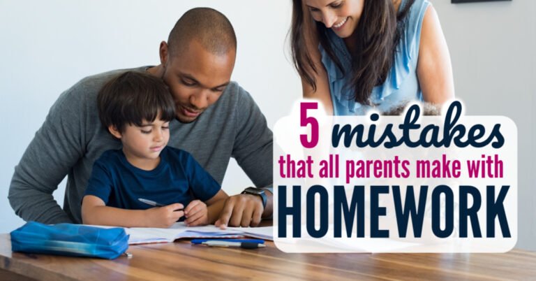 5 Mistakes Every Parent Makes with Homework