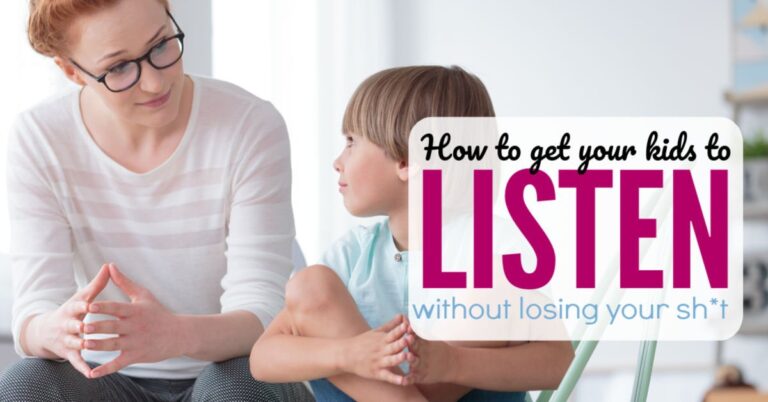 How to Get Your Family to Listen without Losing your Sh*t