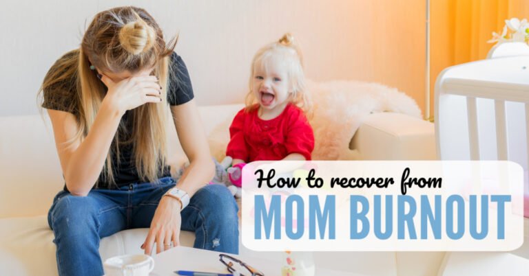 How to recover from mom burnout (without taking a bubble bath)