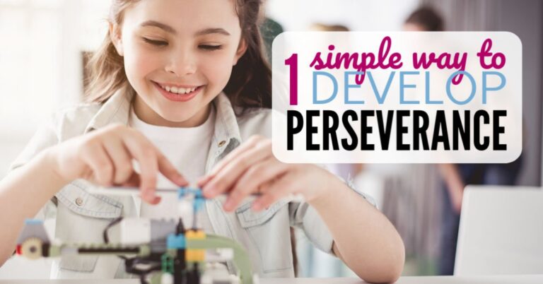 One Simple Way to Develop Perseverance in Kids