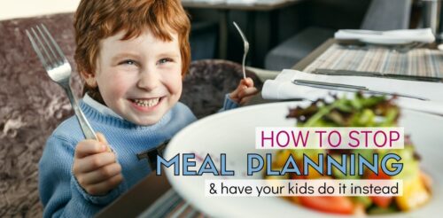 Have picky eaters in your home? This idea has saved so much frustration. Instead of searching for kid-friendly meal ideas, why not have your kids create the meal plan… and shop for it? Great advice for moms! This is a meal planning idea tip that is super easy to stick with.