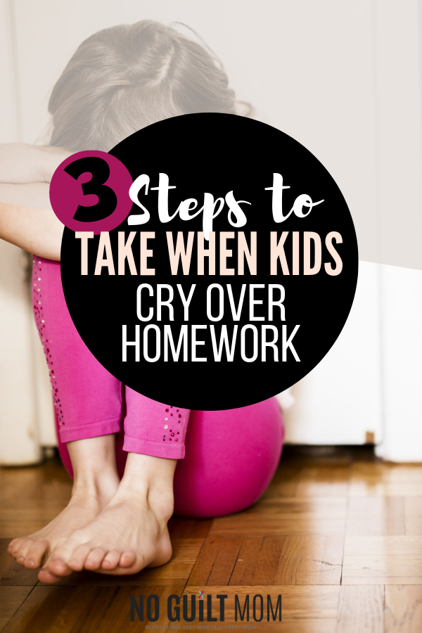 how to stop crying over homework