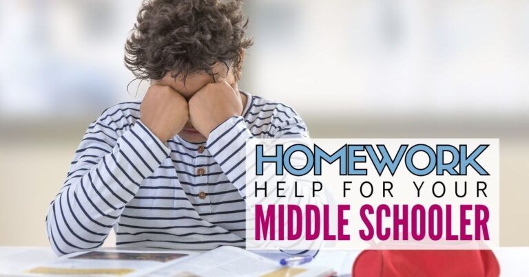 Overwhelmed? Homework Help for your Middle School Student