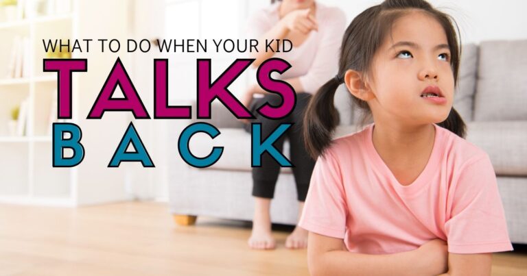 Kid Backtalk: What to Do and Consequences for When Your Kid Talks Back