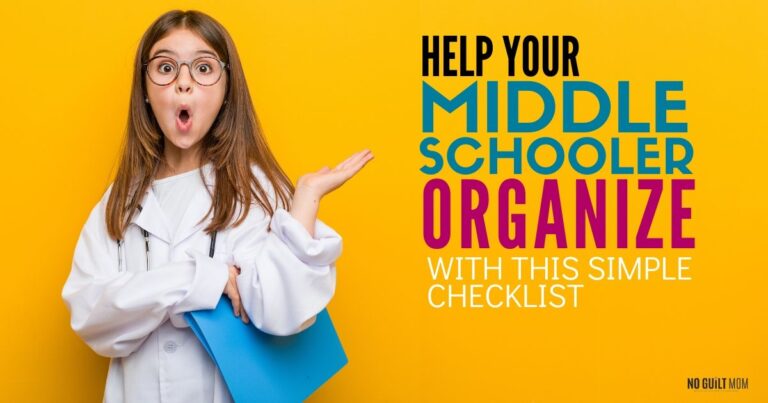 Middle School Organization Checklist