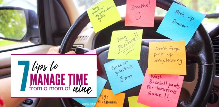 7 Time Management Tips from a Mom of Nine