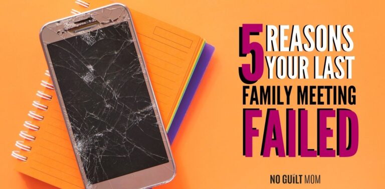 5 Reasons Your Last Family Meeting Failed